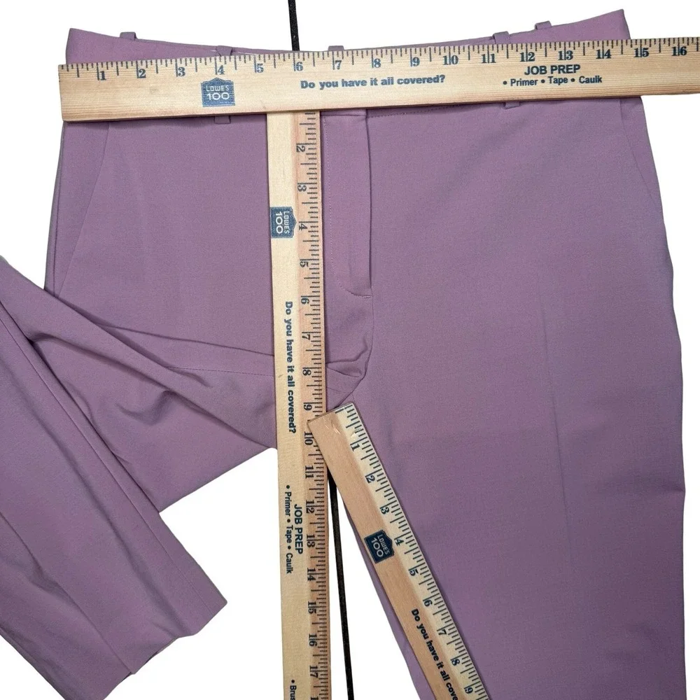 Theory Treeca Pants Size 4 Cropped Virgin Wool Suit Trouser Quiet Luxury